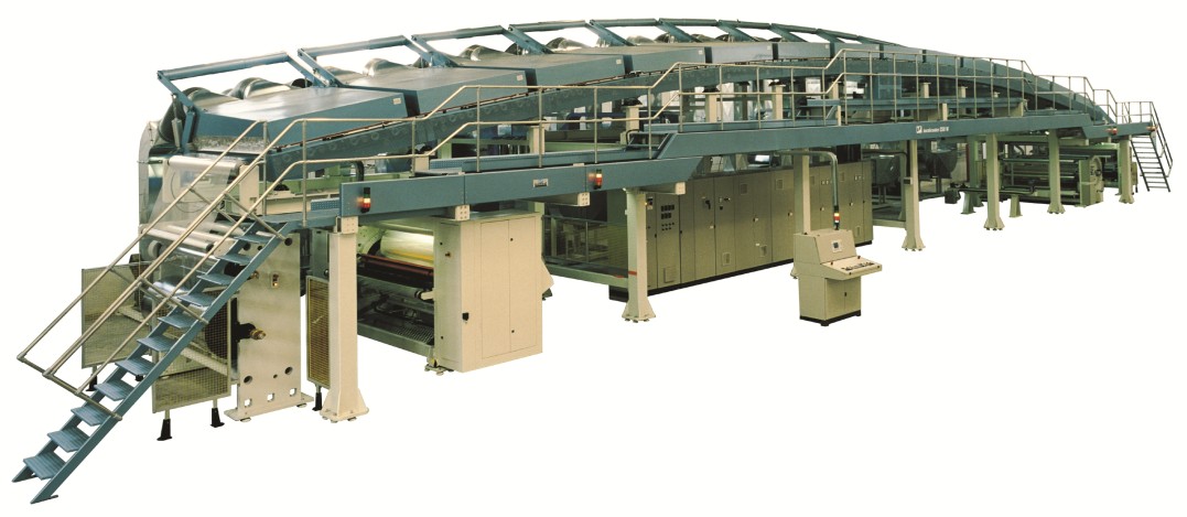 Hot melt adhesive coating machine